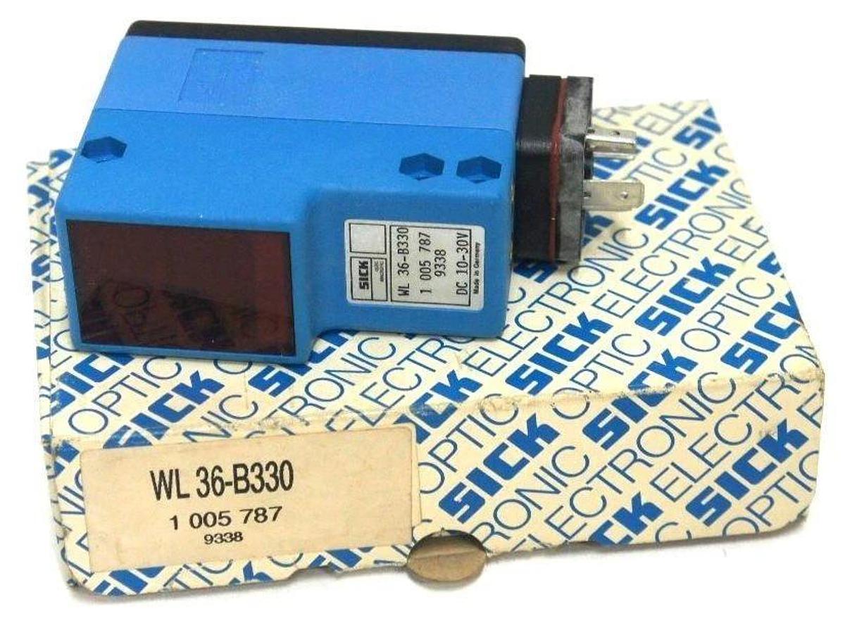 Used NIB SICK OPTIC ELECTRONIC WL 36-B330 PHOTOELECTRIC REFLEX SWITCH WL36B330