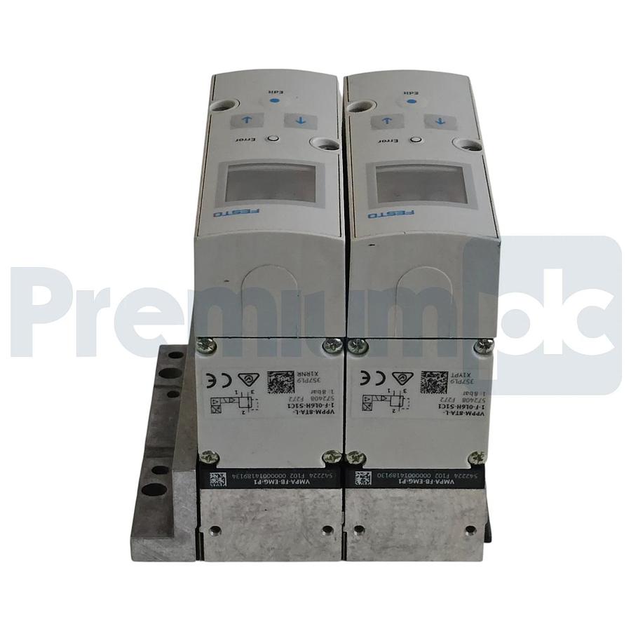 Used (2) Festo VPPM-8TA-L-1-F-0L6H-S1C1 | 572408 Regulator (2) VMPA-FB-EMG-P1 542224