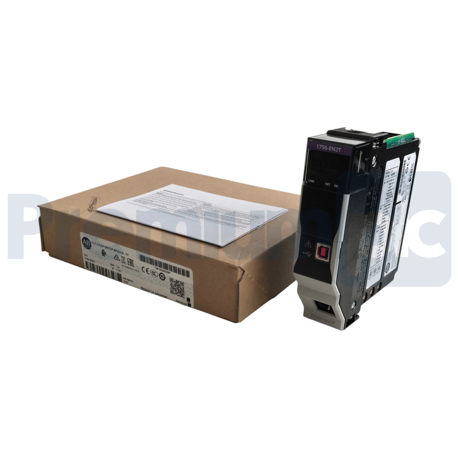 Used Allen Bradley 1756-EN2T /D ControlLogix Hi-Cap ENet/IP Module - TP FW 11.002