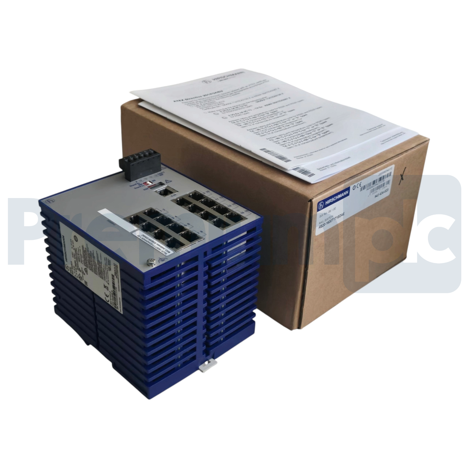 Hirschmann RS20-1600T1T1SDAE Managed 16-Port Ethernet Rail Switch 943434023 NSFS