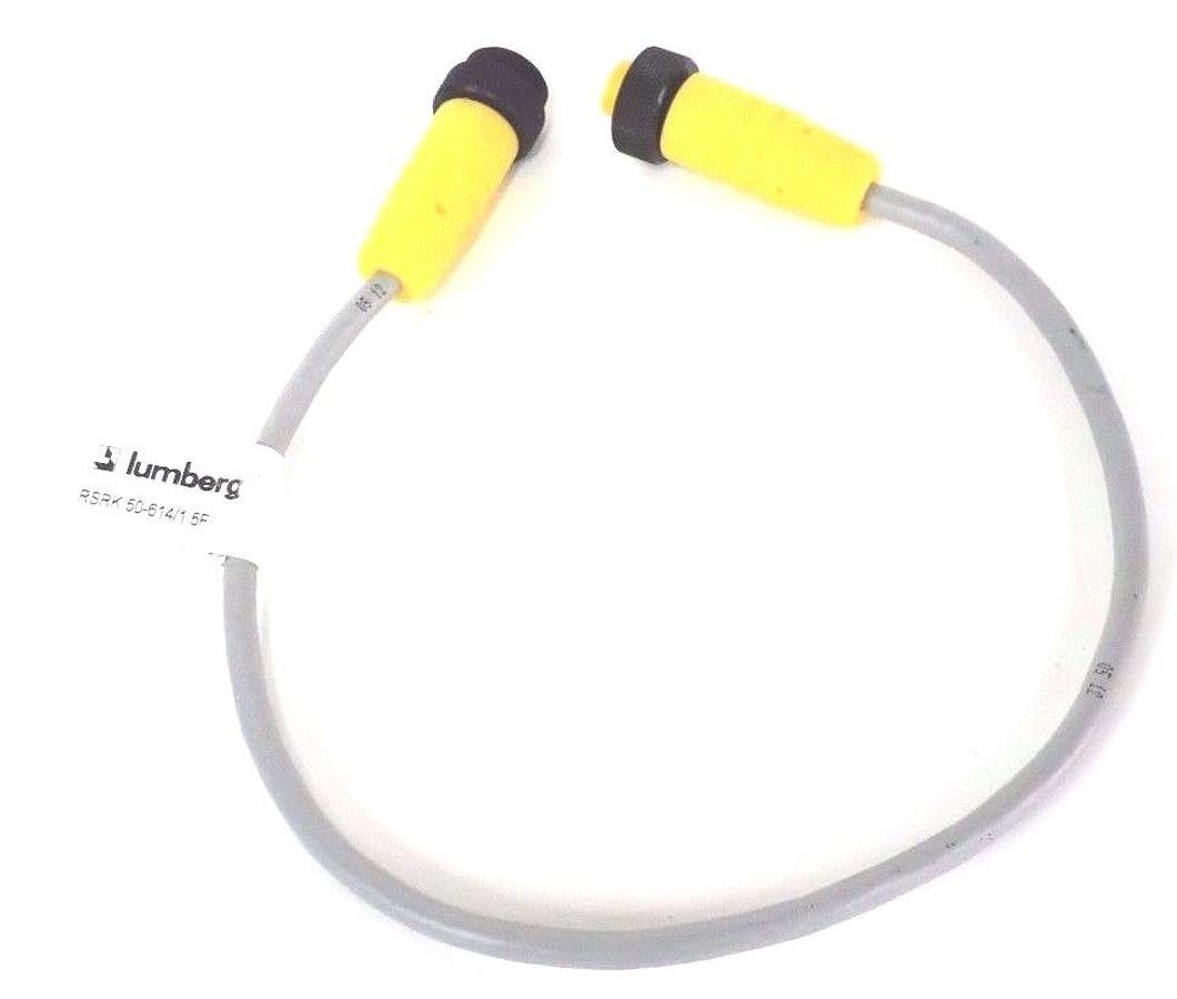 NEW LUMBERG RSRK 50-614/1.5F CABLE ASSEMBLY RSRK5061415F