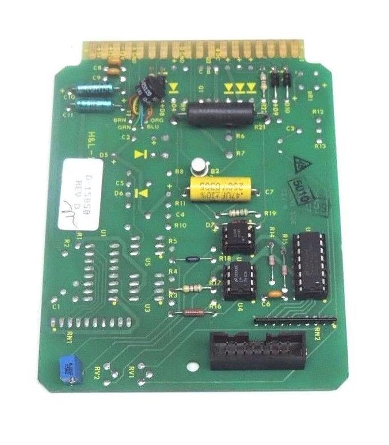 Used KB ELECTRONICS D-15050 CONTROL CARD D15050 REV. D, D-14856, 609-071 REV. B