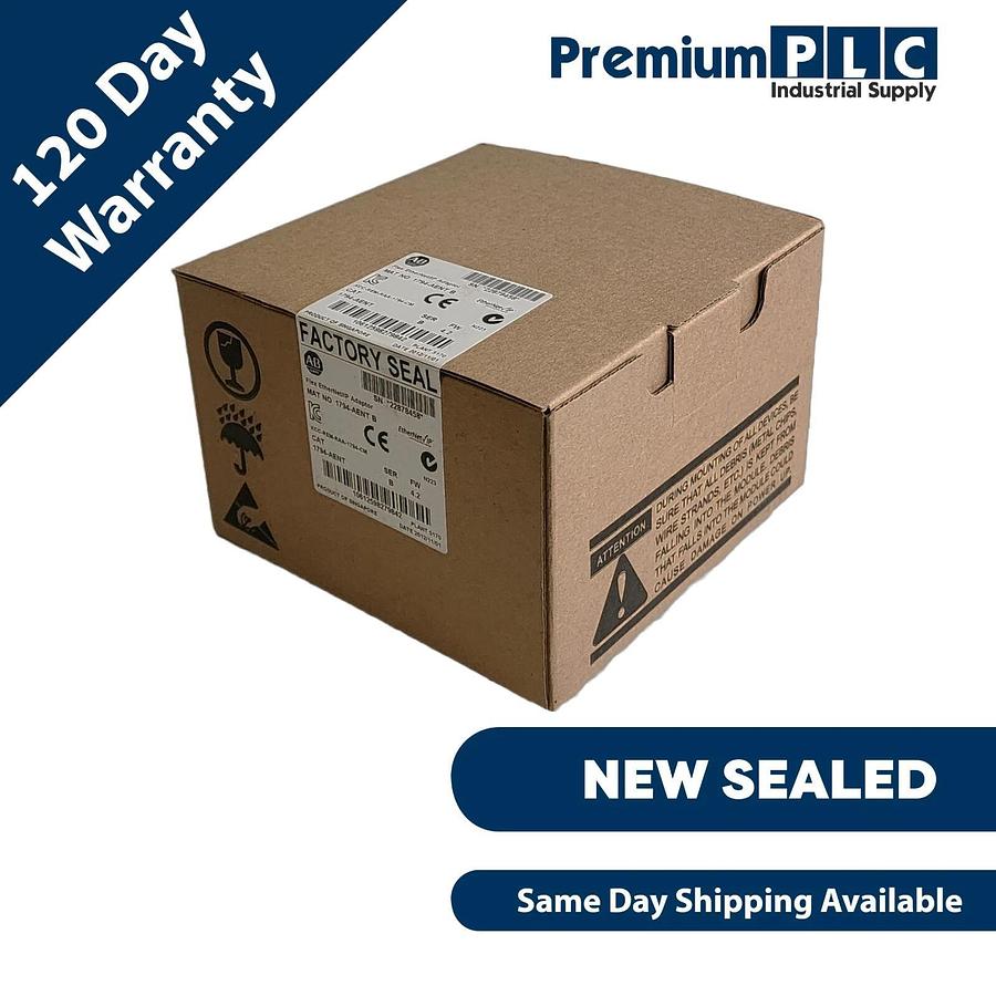 Used Allen Bradley 1794-AENT Flex I/O ENet/IP Adapter Module 1-Port 10/100Mbit NSFS