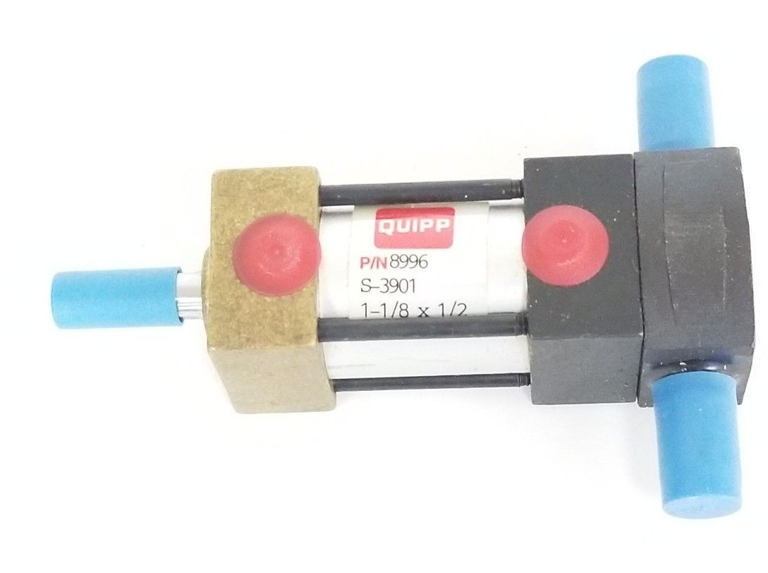 Used NEW QUIPP 8966 PNEUMATIC CYLINDER S-3901, 1-1/8" X 1/2"