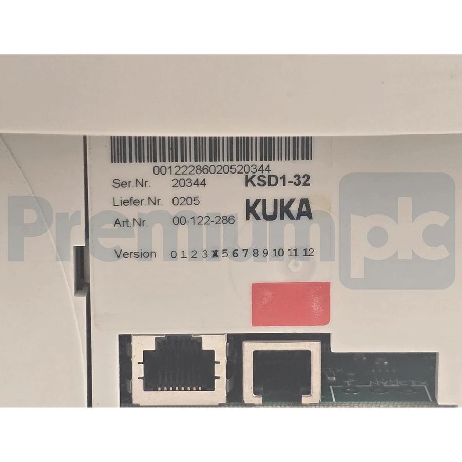 Used KUKA KSD1-32 E93DA113I4B531 KRC2 DRIVE 13293120 E93DA113I4B531XX4B23 00-122-286