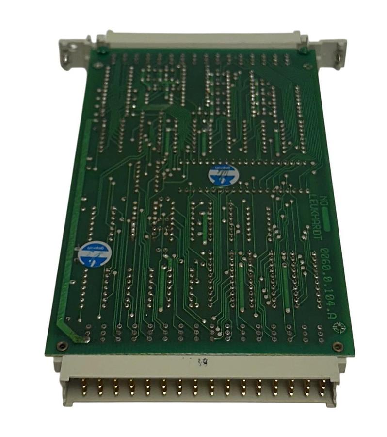 Used LEUKHARDT SYSTEMS TAZ 104 / 0060.0.104.A / 9410.005.005 CONTROL BOARD OEM USNP