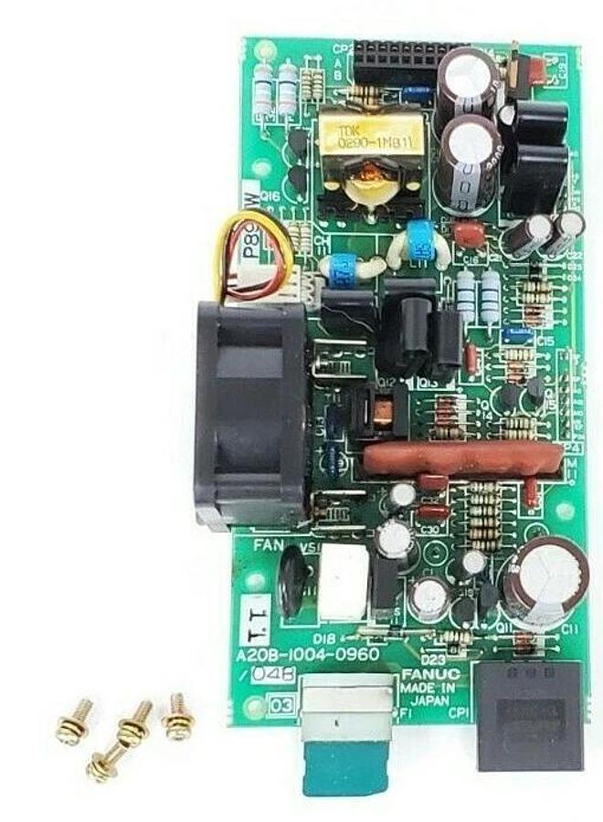 Used FANUC A20B-1004-0960/04B POWER SUPPLY BOARD A20B-1004-0960, A350-1004-T962/03