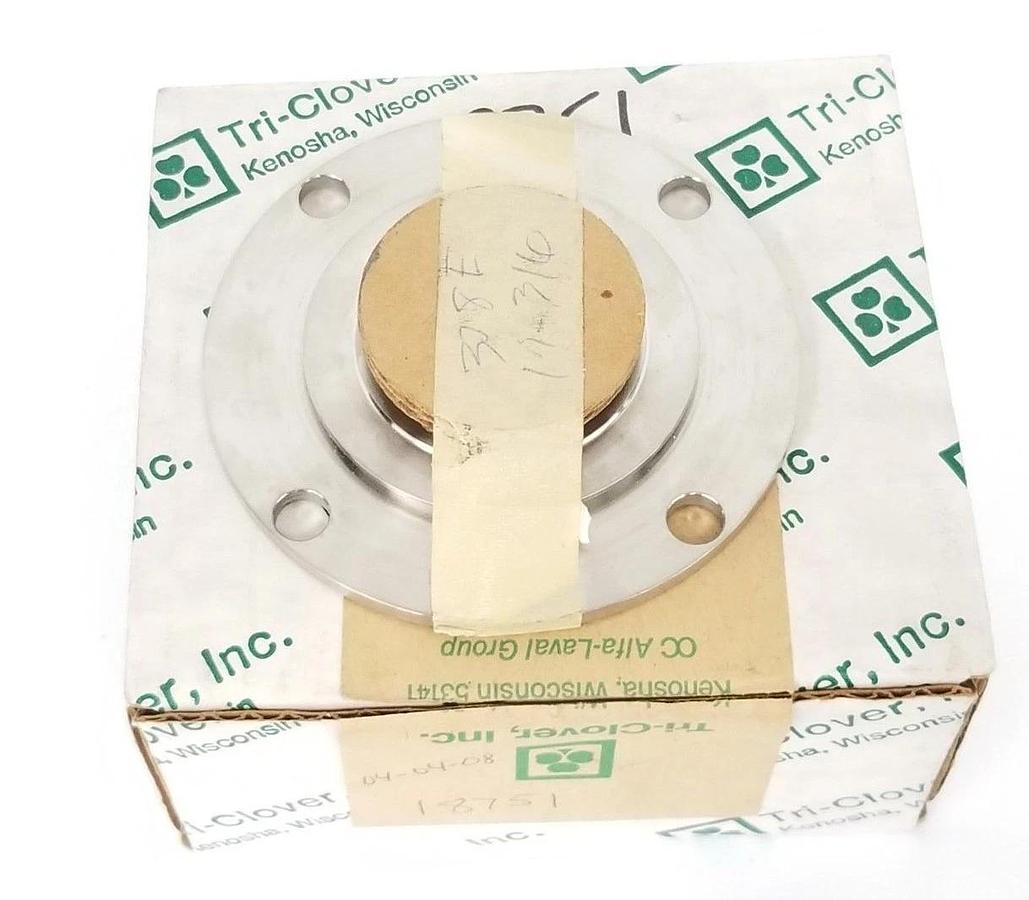 NEW TRI-CLOVER 18751 STAINLESS STEEL FLANGE 308E 14-316