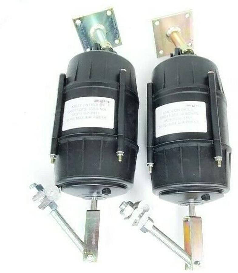 Used LOT OF 2 NEW KMC CONTROLS MCP-1160-5111 6" PNEUMATIC DAMPER ACTUATORS, 8-13PSI