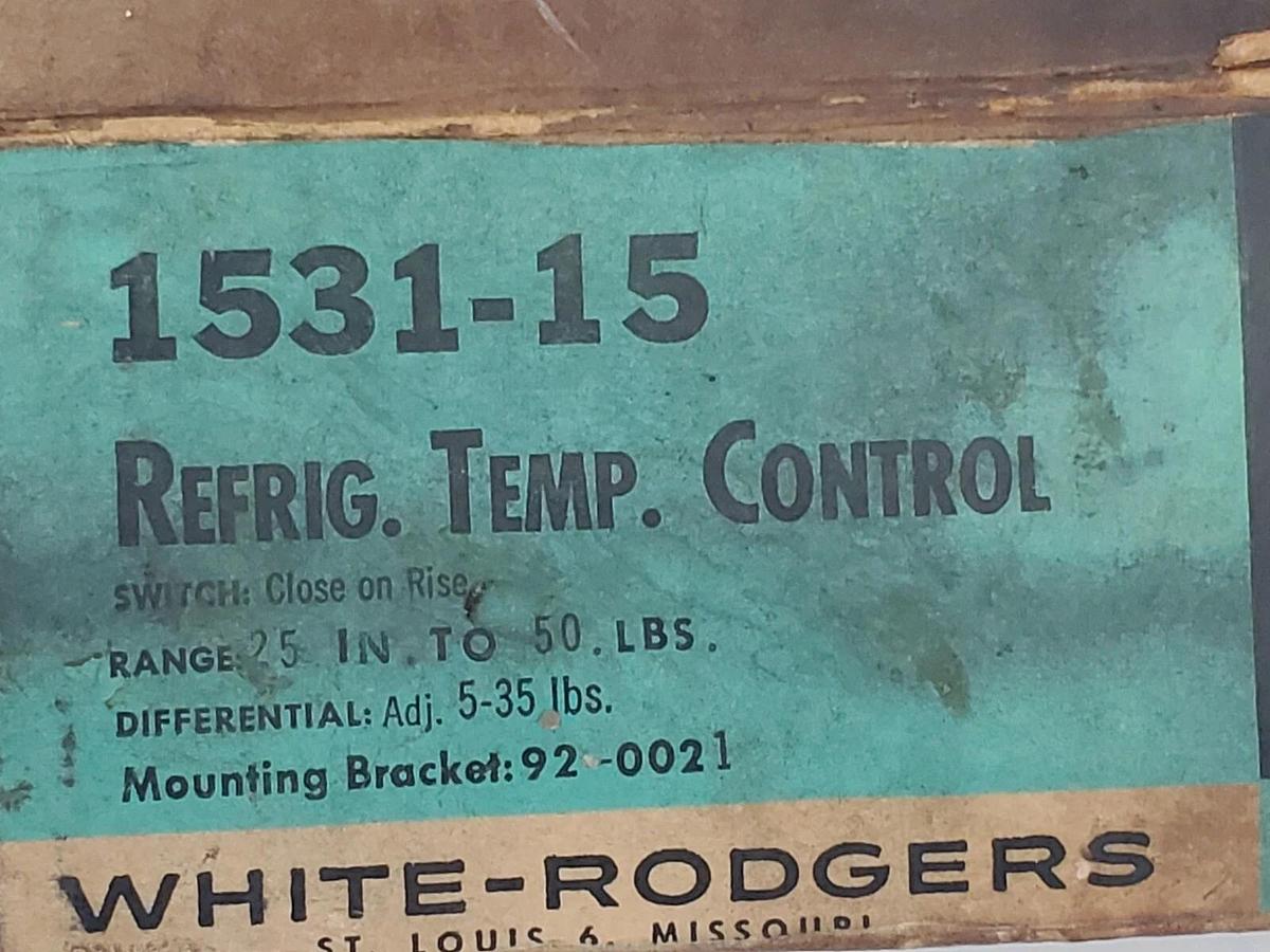 NEW WHITE-RODGERS 1531-15 REFRIG. TEMP. CONTROL 153115