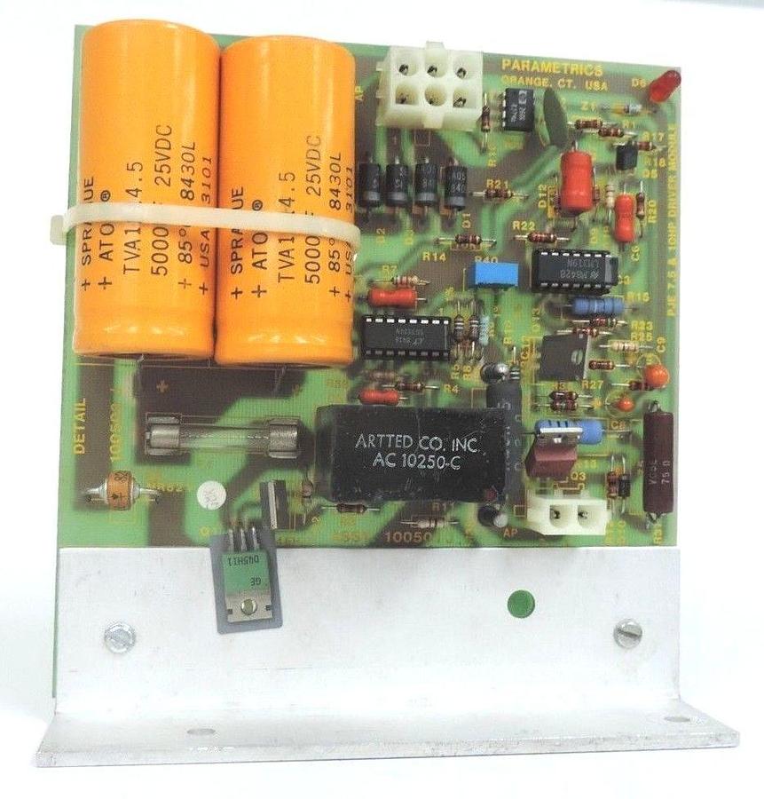 Used PARAMETRICS 100501J PJE 7.5 & 10HP DRIVER MODULE 100501, 100503 D