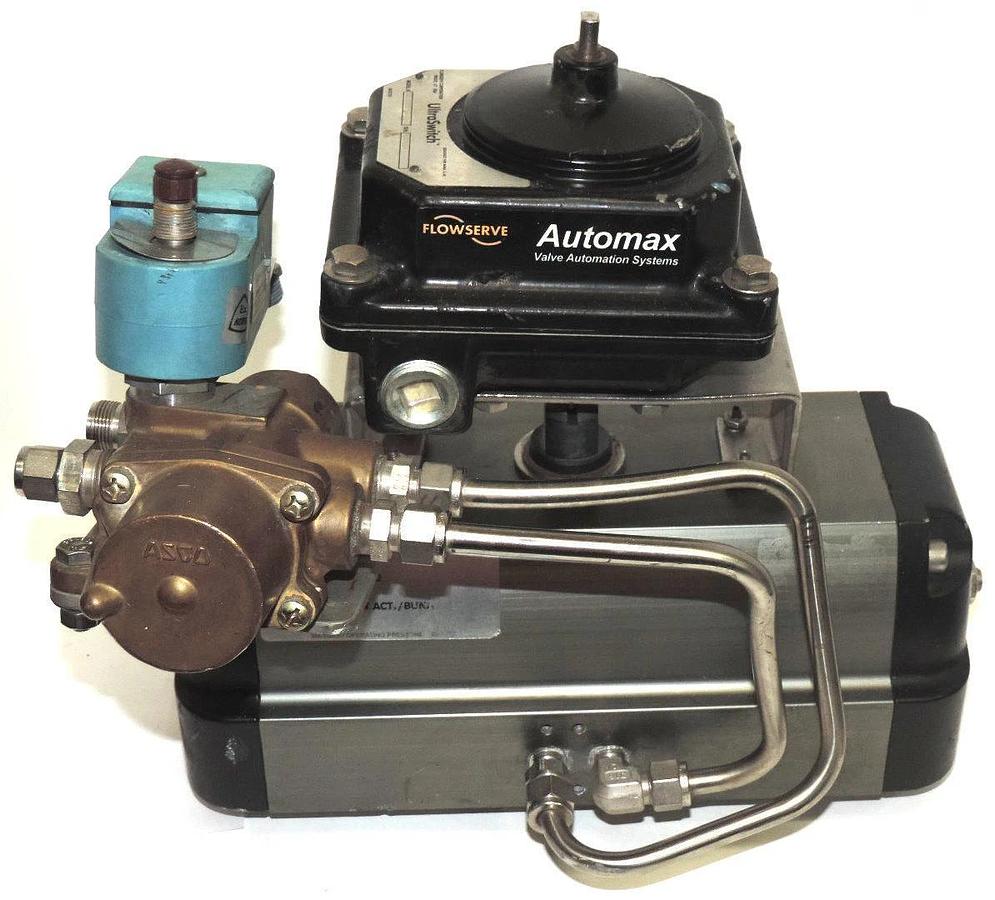 Used FLOWSERVE B115S07 ACTUATOR WITH AUTOMAX NXL2000 ULTRASWITCH WITH KEMA EX-99