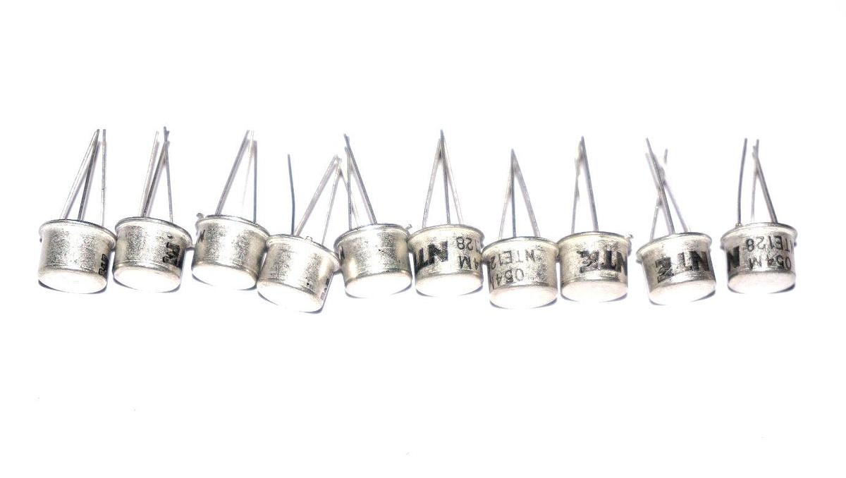 Used LOT OF 10 NEW NTE NTE128 TRANSISTORS 054M