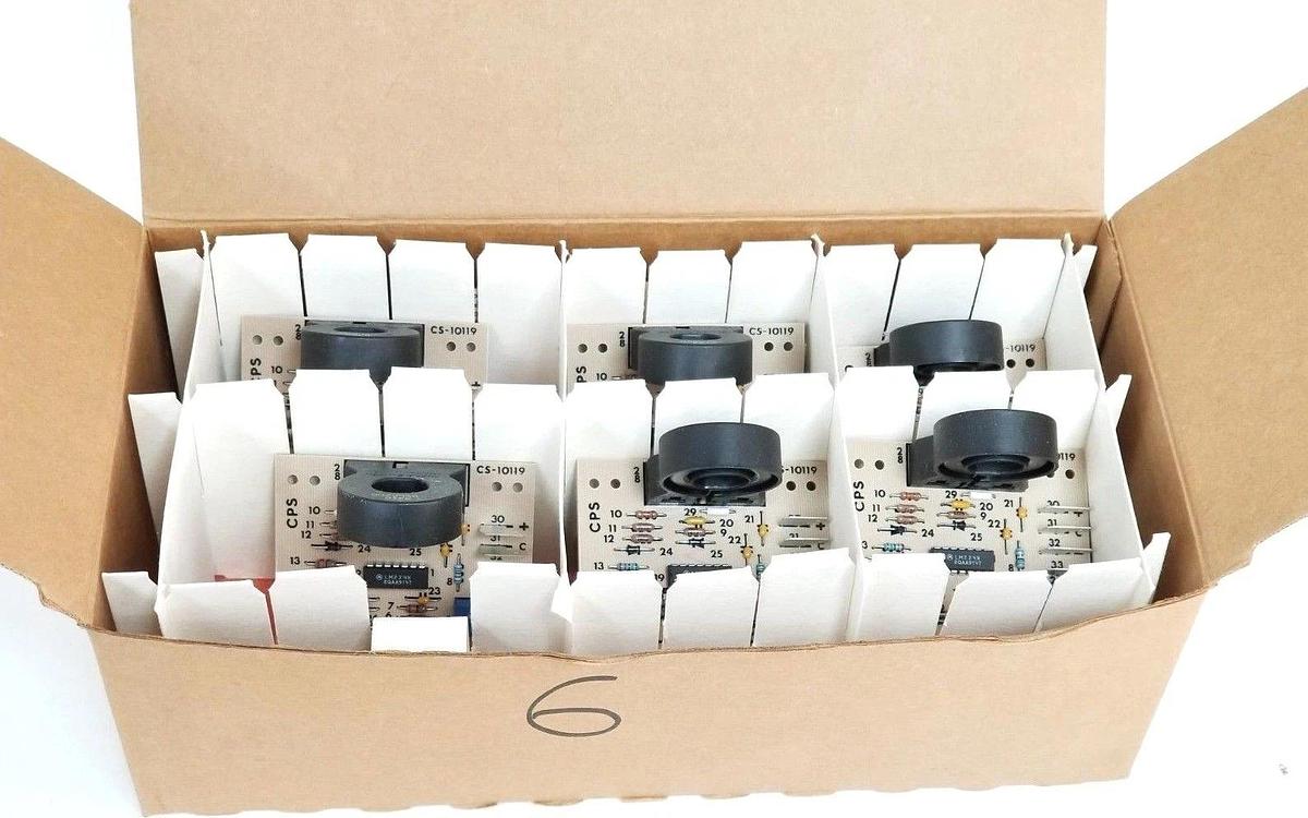 Used LOT OF 6 NIB HONEYWELL / MICROSWITCH CSLC2BG CURRENT SENSOR BOARDS CS-10119