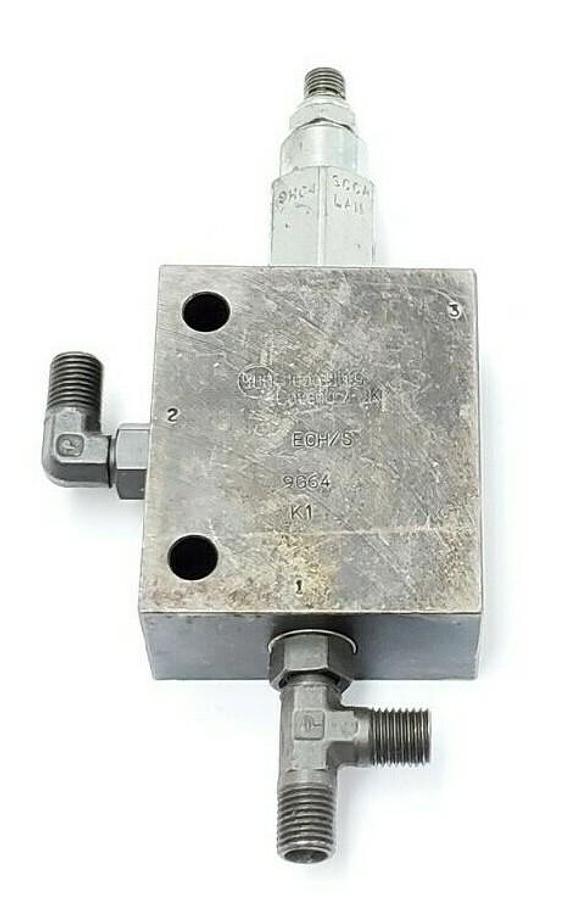 Used SUN HYDRAULICS ECH/S VALVE BLOCK ASSEMBLY 9G64 K1 ECHS