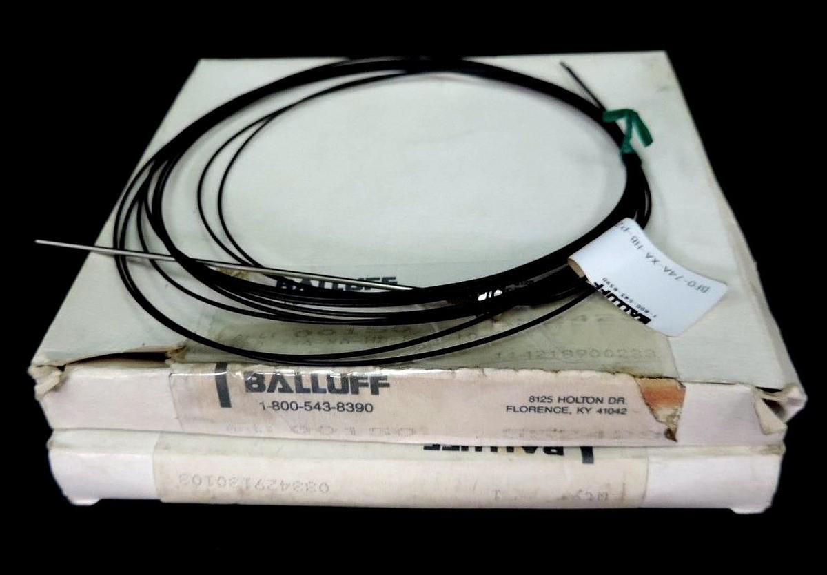 Used LOT OF 2 NIB BALLUFF BFO-74A-XA-HB-PZK-10-02 PHOTOELECTRIC SENSOR CABLES