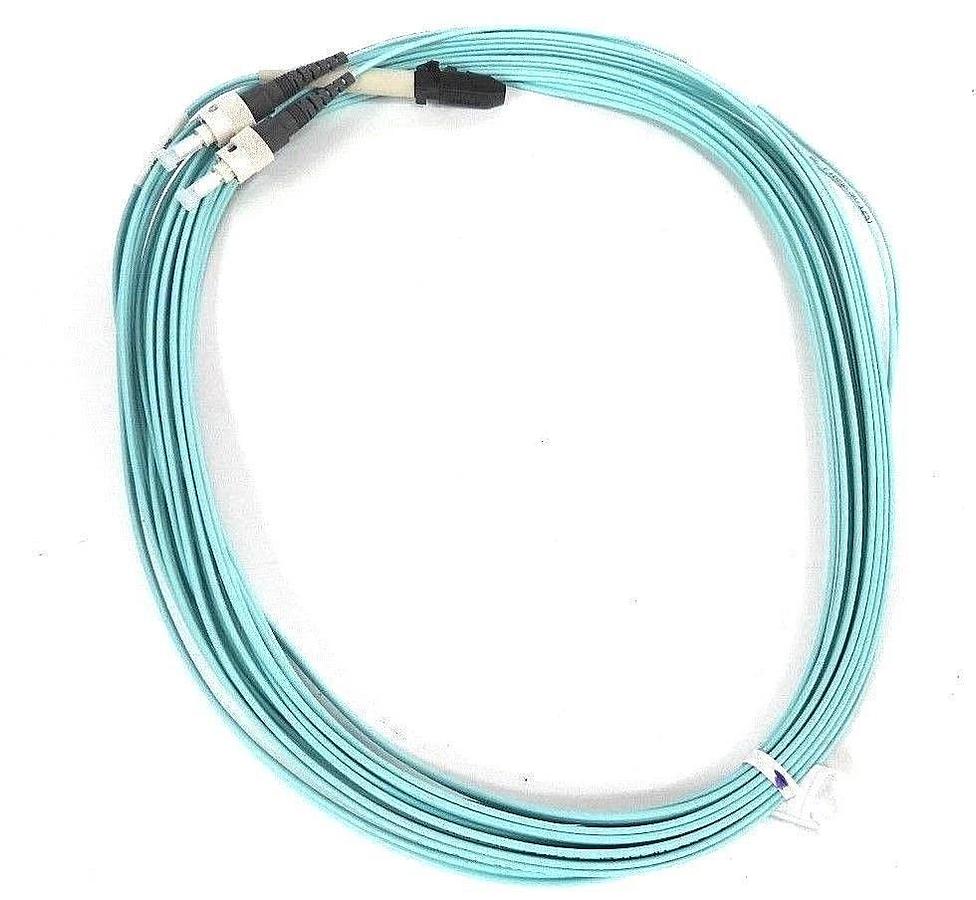 Used NEW LOTDAMMTNST MTRJ/ST 50/125 DUPLEX PVC LZR OPT AQ FIBER OPTIC CABLE
