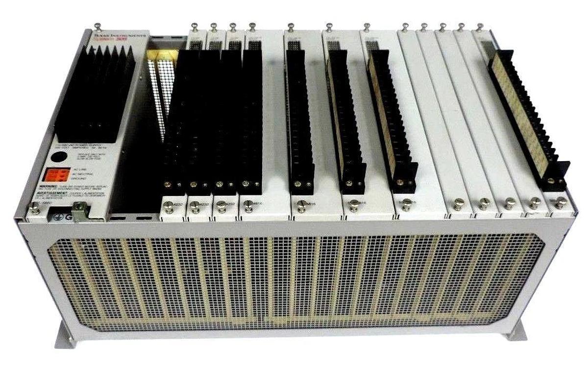 Used SIEMENS 505-6516 SLOT RACK 505-6660 POWER SUPPLY 505-4232 , 505-4816 , 505-4908