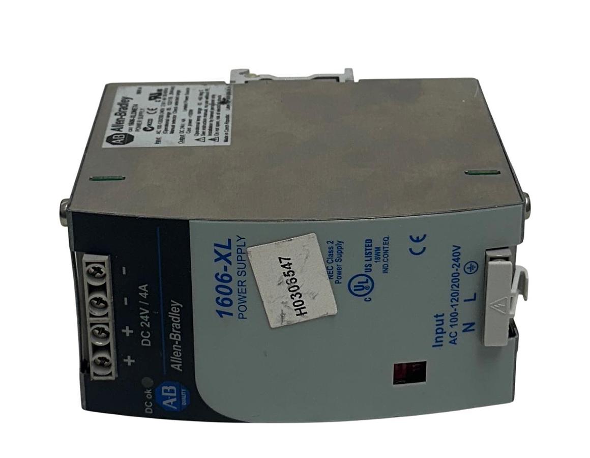 Used ALLEN BRADLEY 1606-XLDNET4 /A POWER SUPPLY 1606-XL 100-120/200-240V INPUT USNP