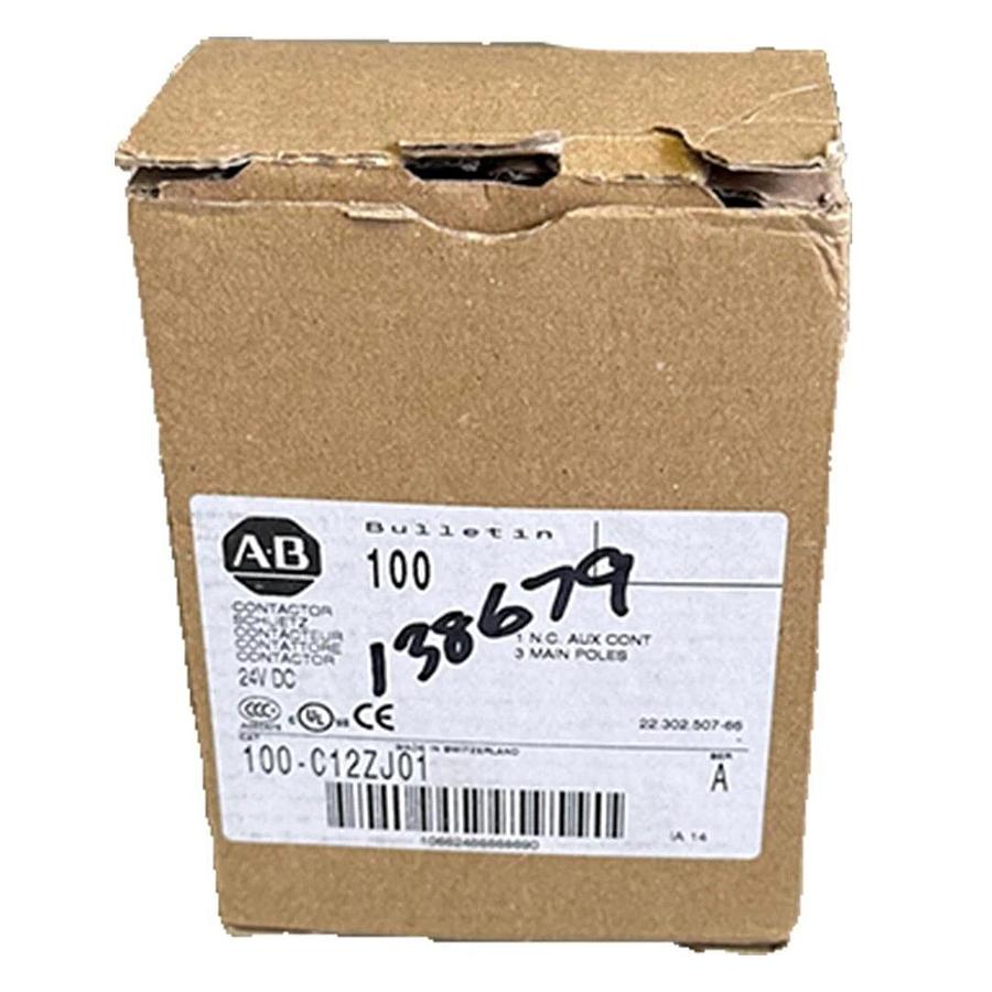 NEW ALLEN BRADLEY 100-C12ZJ01 /A CONTACTOR 1NC AUX CONT 3-POLE 24VDC 100C12ZJ01