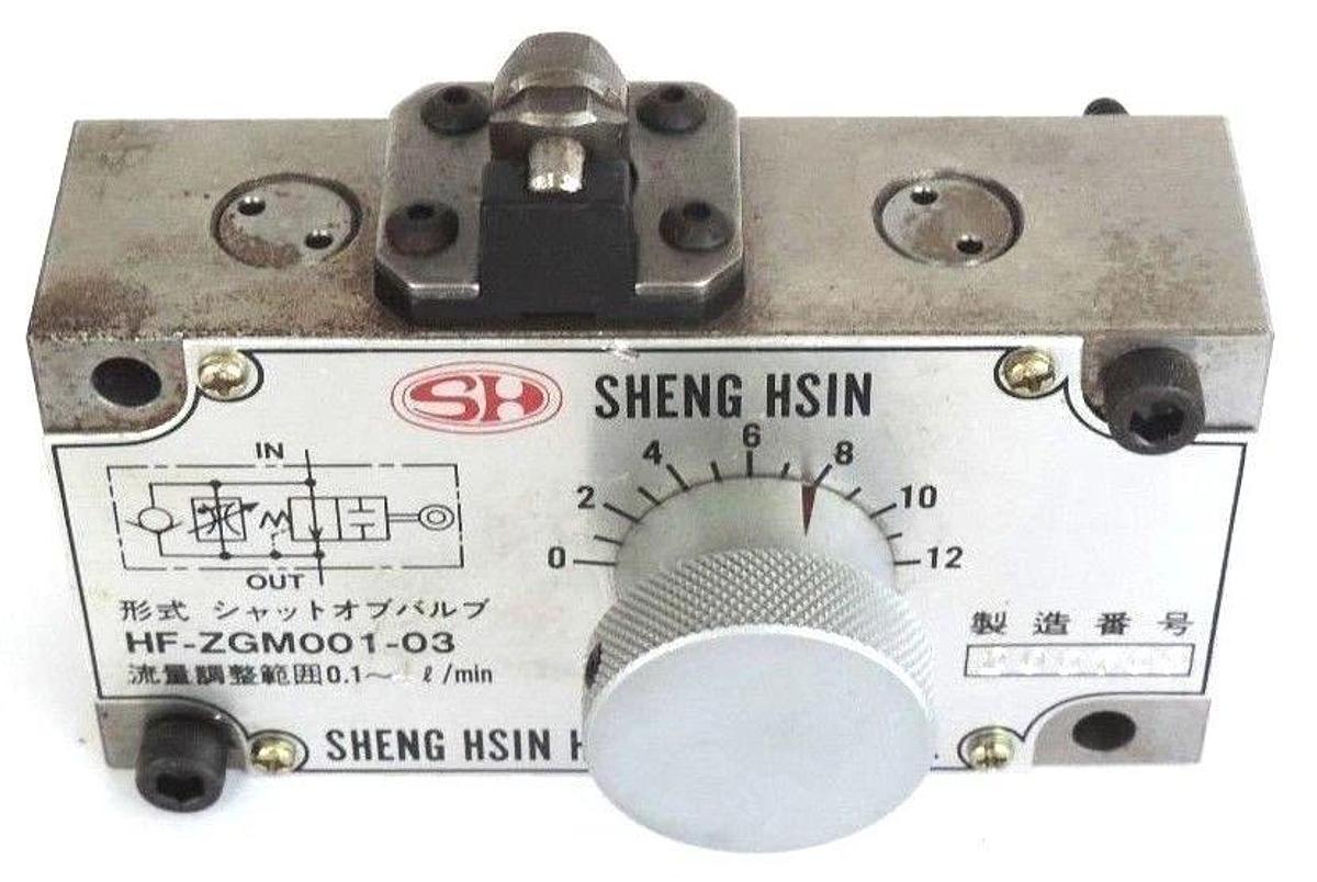 Used SHENG HSIN HF-ZGM001-03 VALVE HFZGM00103