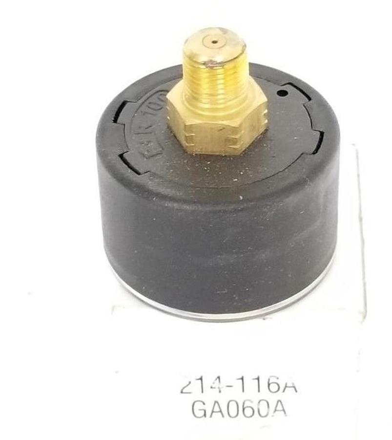 NIB NUMATICS 214-116A GAUGE 2'', 1/4'' THD, 0-60PSIG, 0-4BAR, 214116A