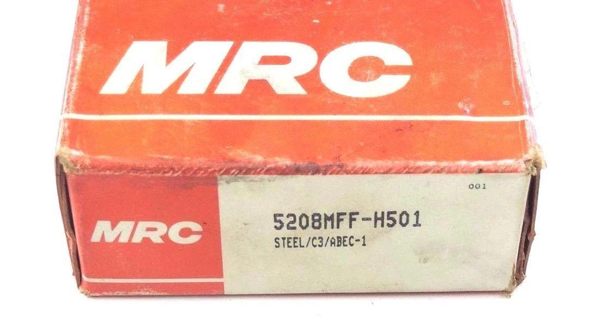 NIB MRC 5208MFF-H501 DOUBLE ROW BEARING STEEL/C3/ABEC-1, 76.21X17.69X37.12MM