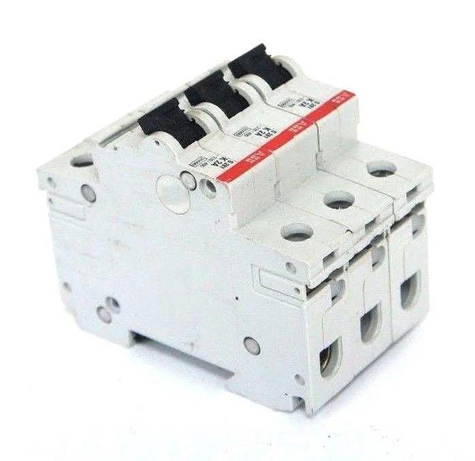 Used LOT OF 3 ABB S281-K2A CIRCUIT BREAKERS S-281-K-2A 2AMP 1POLE 230/400VAC K-CURVE
