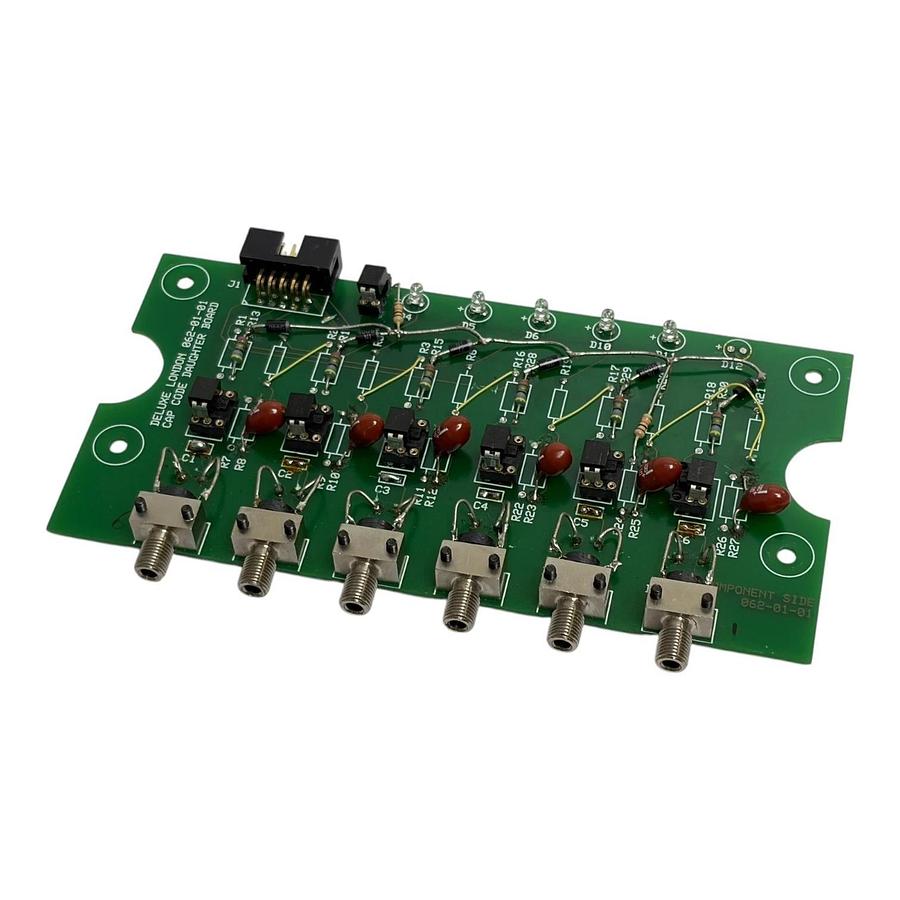 Used Deluxe London 062-01-01 Cap Code Daughter Board PCB Coaxial Modded Parts Only