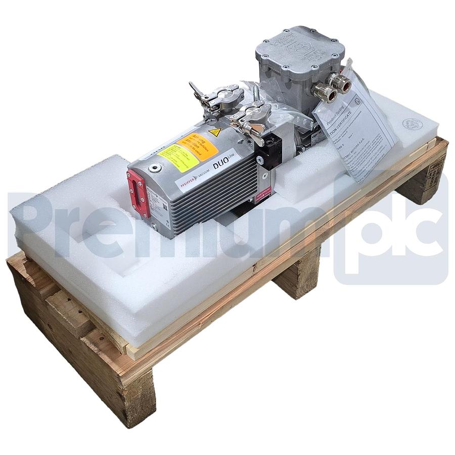 Used Pfeiffer Vacuum Duo 11 ATEX Vacuum Pump 230V .25kW 10.5 m3/h PK D59 915 DA NSMP