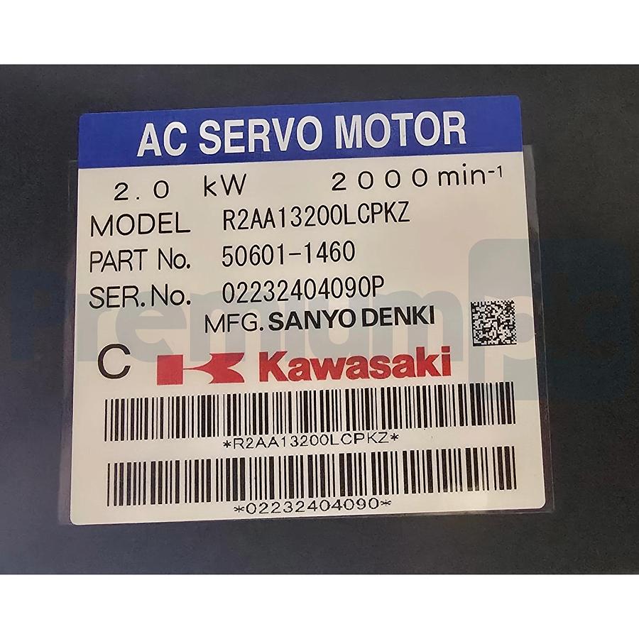 Kawasaki Sanyo Denki 50601-1460 | R2AA13200LCPKZ RS020N Robot Servo Motor 2kW