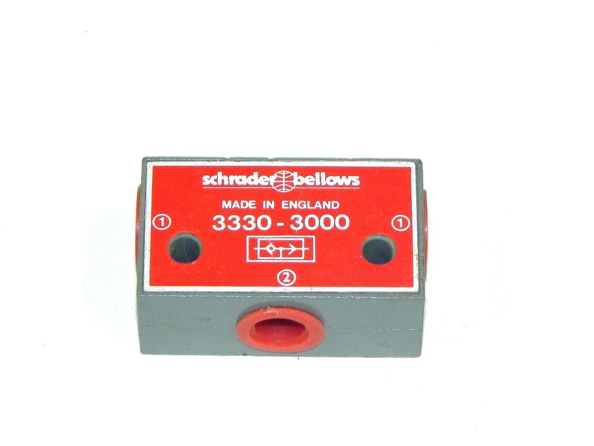 Used NEW SCHRADER BELLOWS 3330-3000 VALVE 33303000