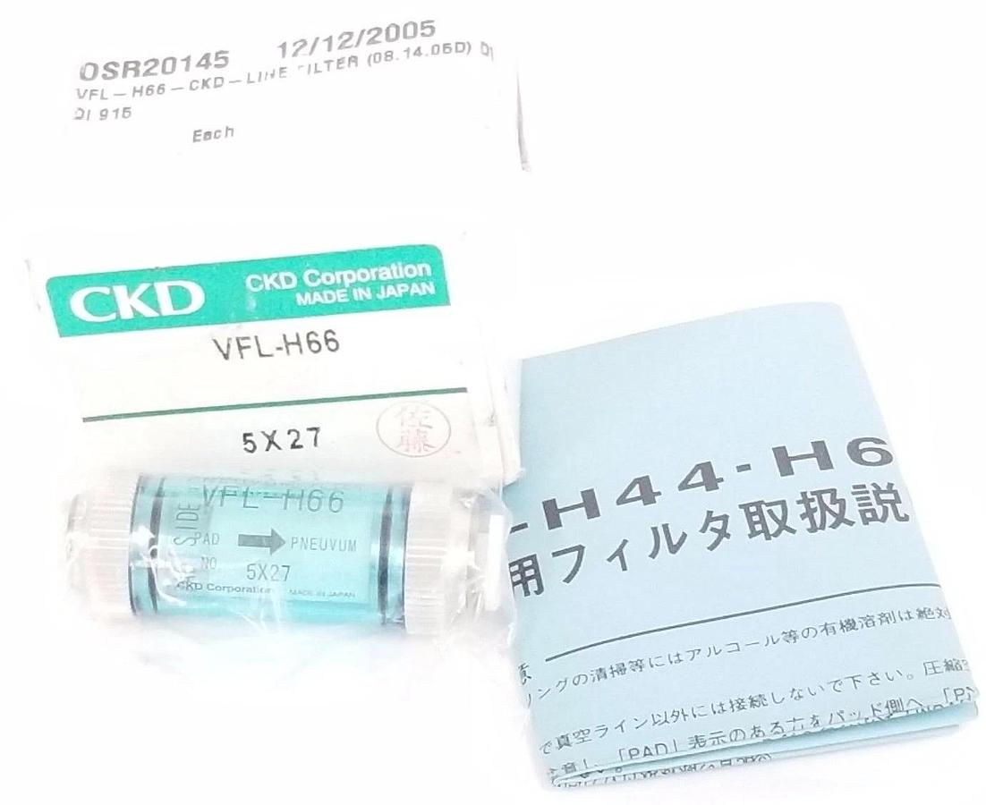 Used NIB CKD VFL-H66 LINE FILTER VFLH66