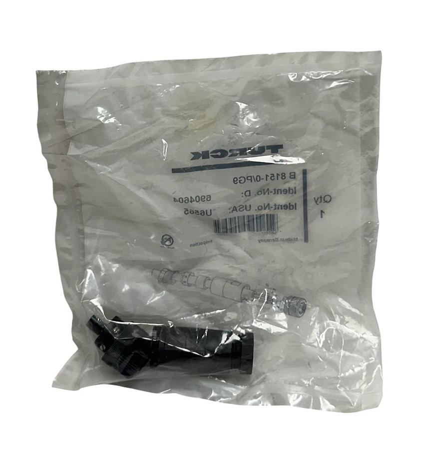 Used TURCK B 8151-0/PG9 / U6565 SENSOR CONNECTOR M12 CONNECTION OEM NSFS