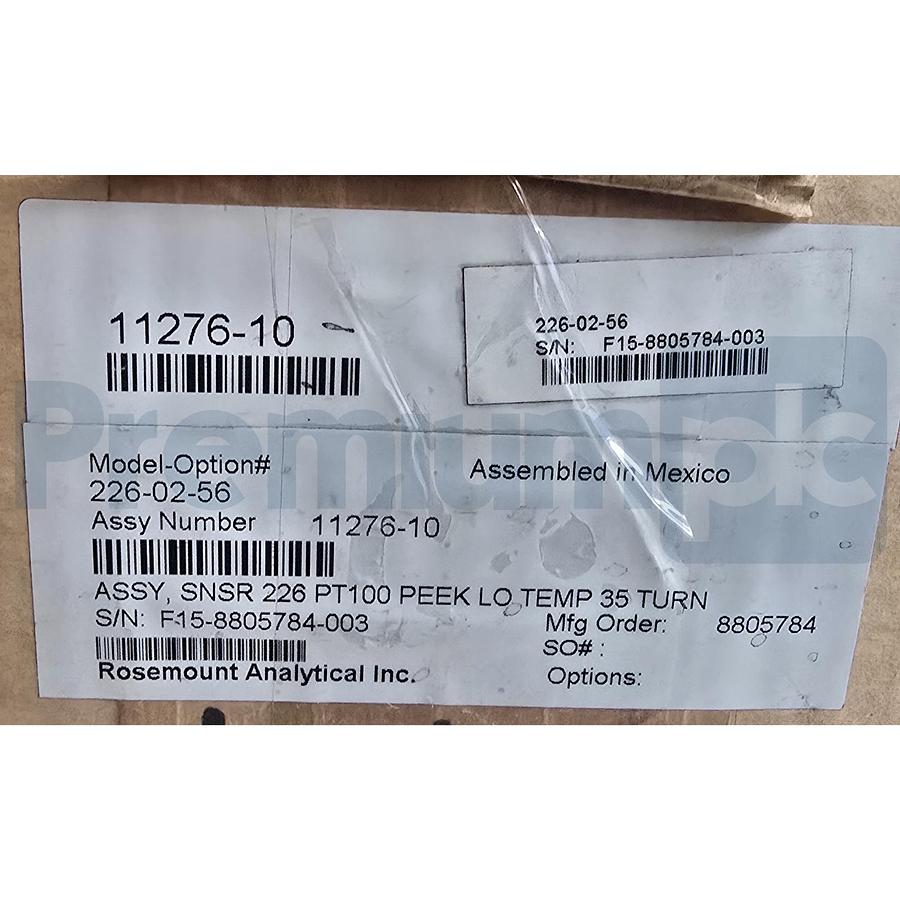 Used Rosemount 226-02-56 | 11276-10 Submersion Toroidal Conductivity Sensor PT100 NEW
