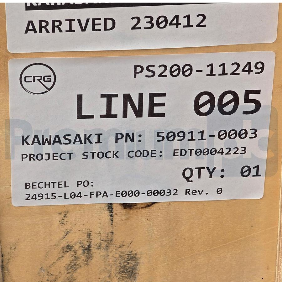 Used Kawasaki 50911-0003 RS80N Robot Wrist Assembly 509110003 | Genuine OEM NSMP