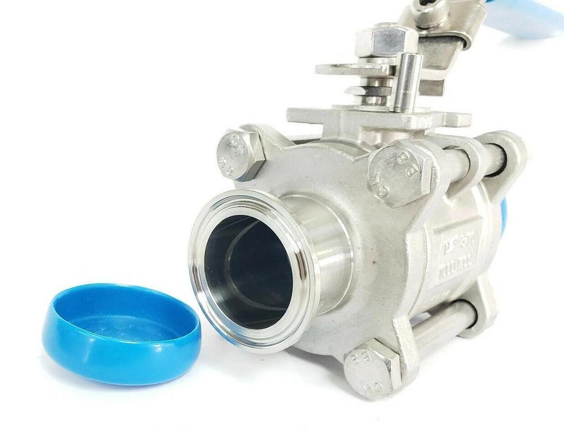 Used VNE APPLETON A3 OD372 BALL VALVE 1-1/2" 316 1000 WOG DN40 NH990 NH350