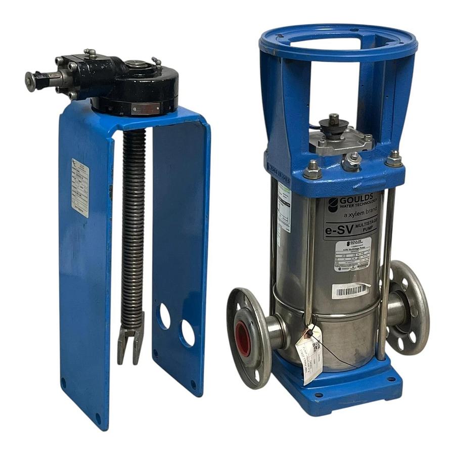 Goulds 10SV6FB30 e-SV Vertical Multistage Pump End w/ American Controls Stand