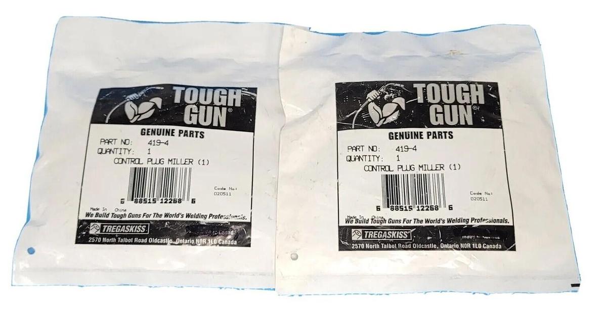Used LOT OF 2 NEW BERNARD TOUGH GUN 419-4 MILLER CONTROL PLUG 4194