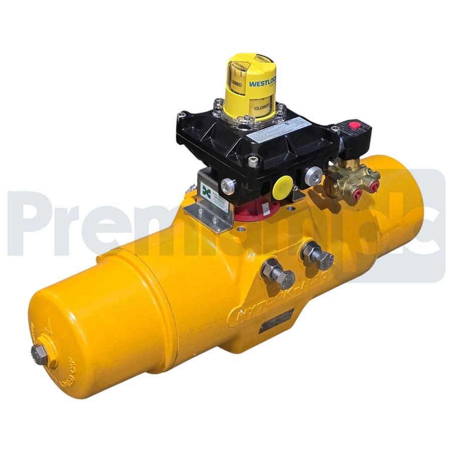 Hytork XL1127U-S60-SCW-Y00 Actuator w/Westlock AccuTrak 2000 Series Positioner