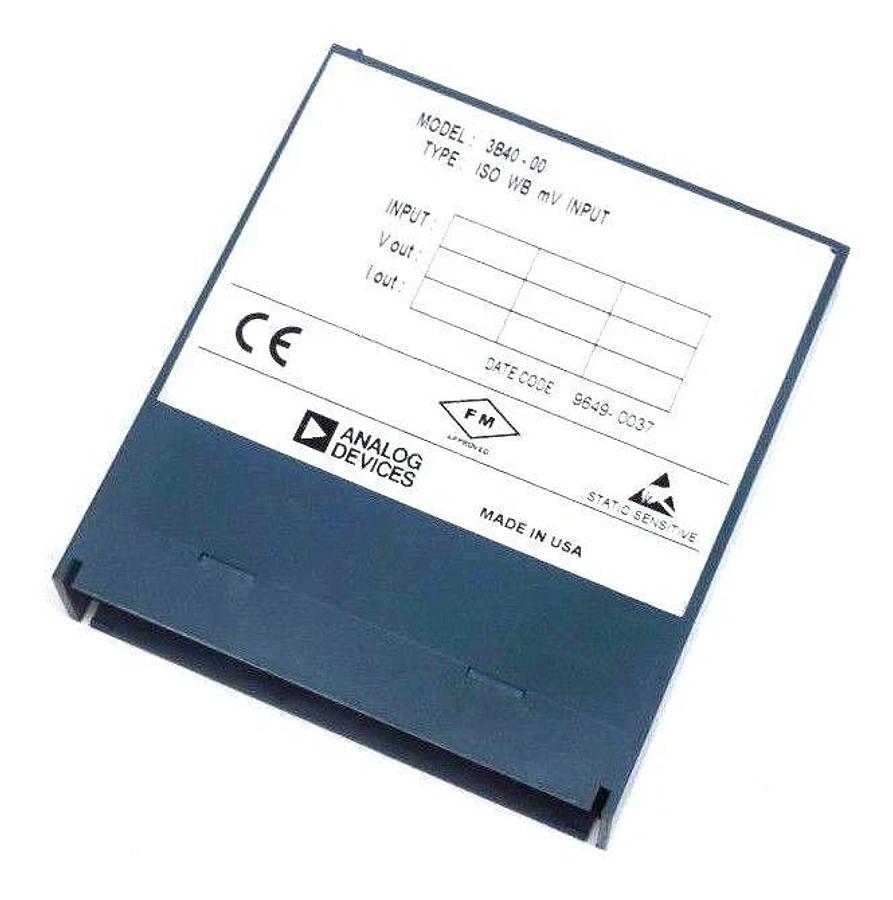 Used ANALOG DEVICES 3B40-00 ISOLATED WIDEBAND MV INPUT MODULE 3B4000