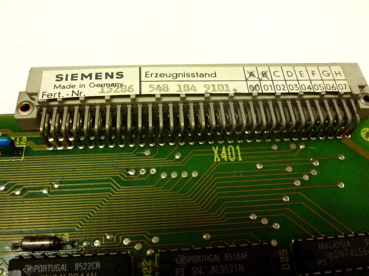 Used SIEMENS 6FX1118-4AA01 SINUMERIK INTERFACE BOARD 03400 548 184 9101 6FX11184AA01