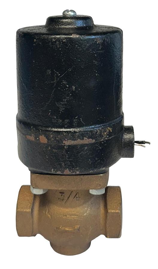 Used MAGNATROL VALVE CORP 129S43 STEAM SOLENOID VALVE 120V 60Hz 65W 180PSI NSNP