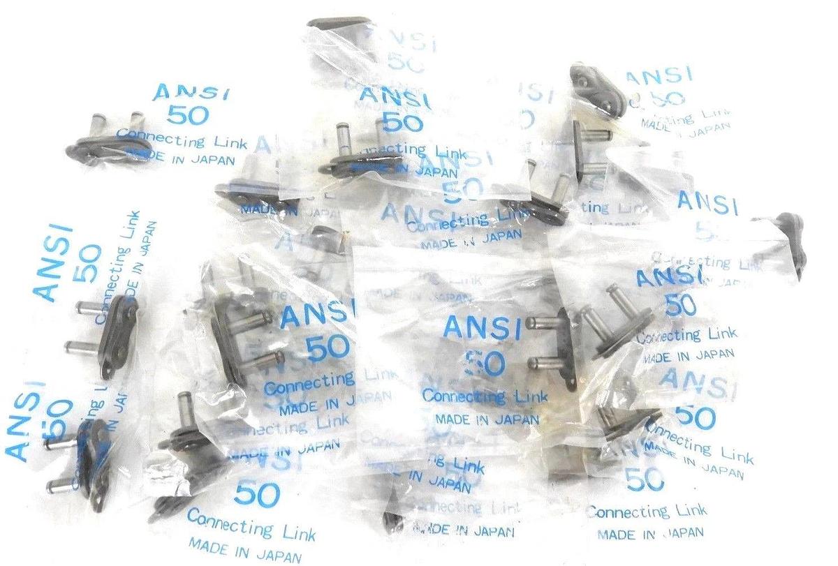 Used LOT OF 27 NEW HITACHI ANSI-50 CONNECTING LINKS ANSI 50