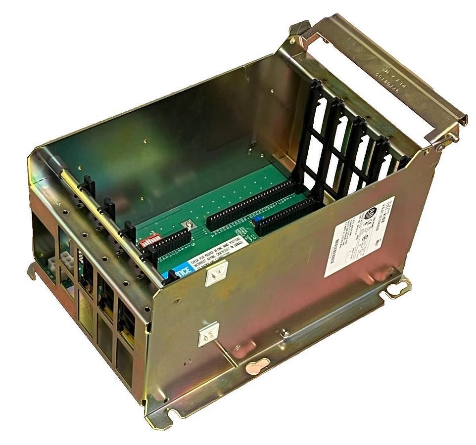 Used Allen-Bradley 1771-A1B/B Rev M01 4-Slot PLC-5 I/O Chassis Assembly 96815210 A01