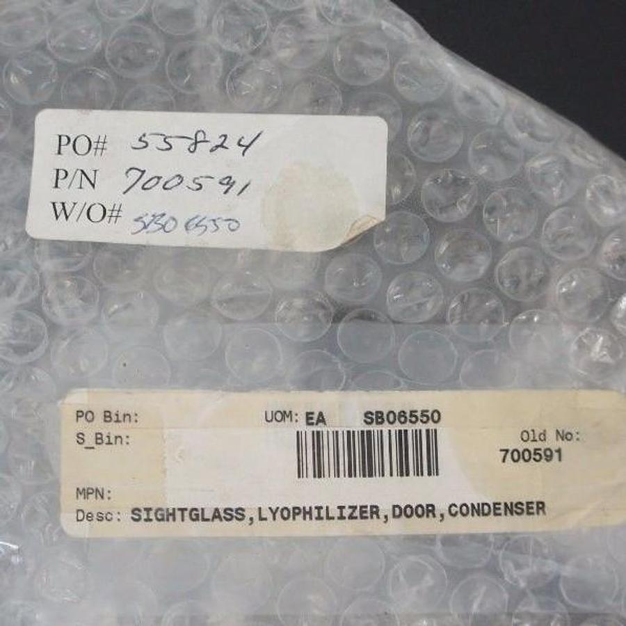 Used NEW GENERIC 700591 SIGHTGLASS LYOPHILIZER DOOR CONDENSER