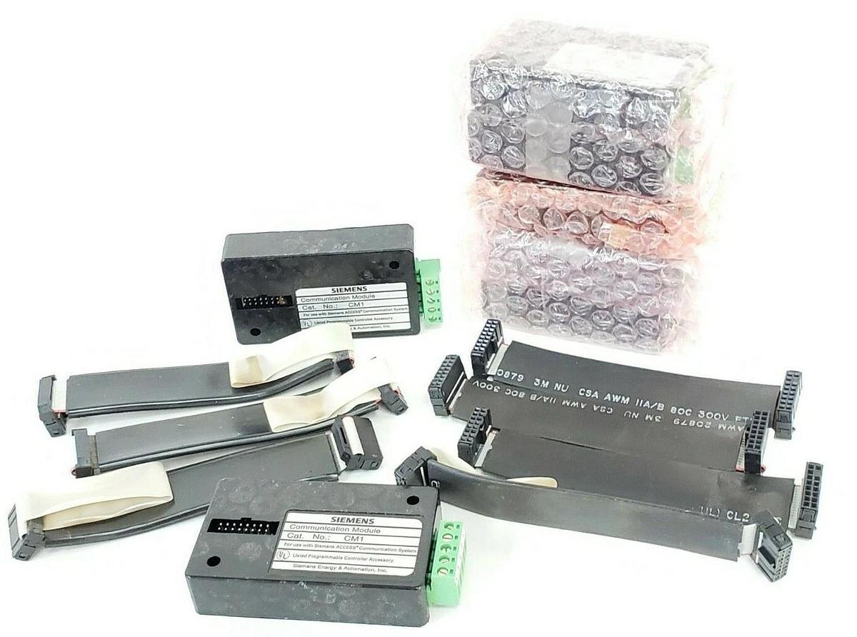 Used LOT OF 7 SIEMENS CM1 COMMUNICATION MODULES