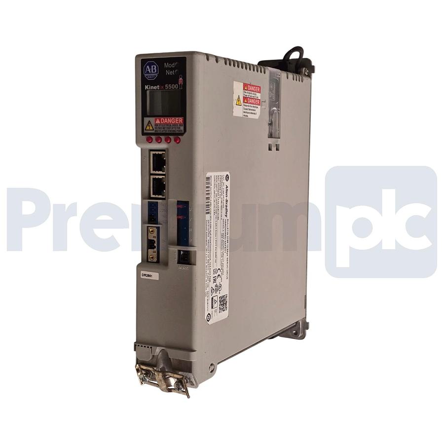 Used Allen Bradley 2198-H015-ERS /A Kinetix 5500 Servo Drive 3Ph 460V 5A F/W 5.002