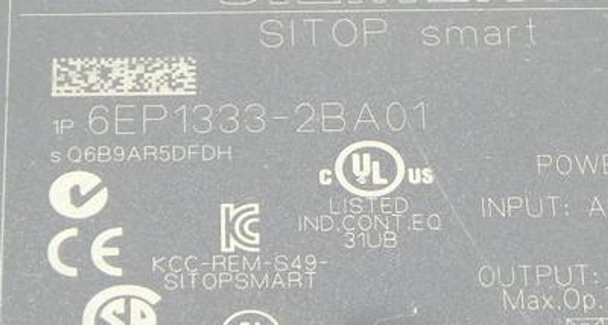 Used SIEMENS 6EP1-333-2BA01 POWER SUPPLY 5A 6EP13332BA01