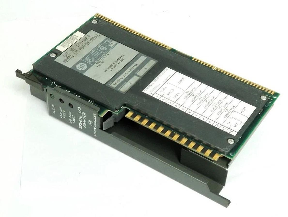 Used ALLEN BRADLEY 1771-ASB SER. B REMOTE I/0 ADAPTER F/W: F, 1771ASB